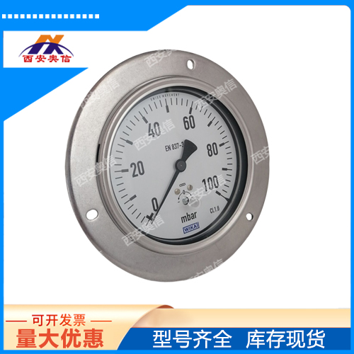 10KPa德国WIKA压力表612.20.100轴向带边压力表